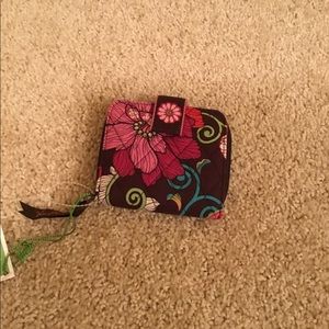 Vera Bradley mini zip wallet